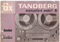Tandberg 6-X - Owners Manual 